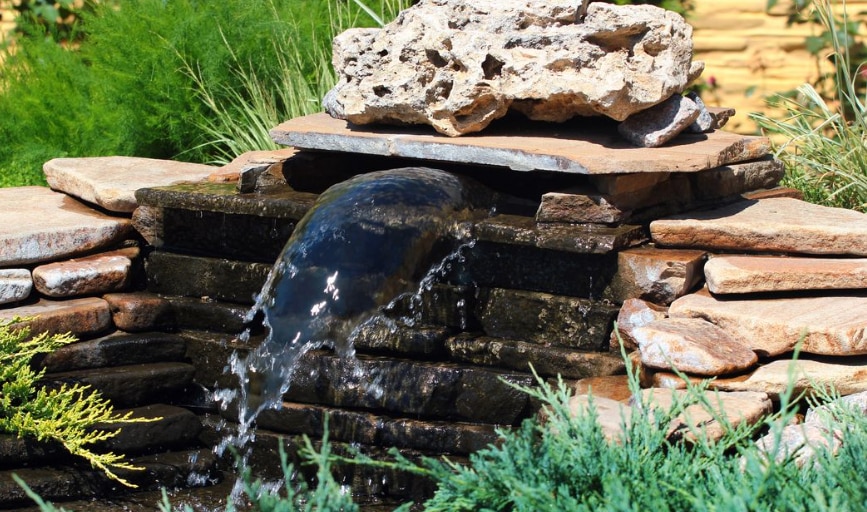 Decorative Rock Installation